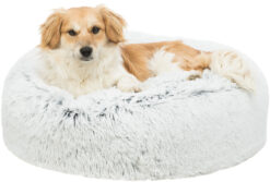 Alternative view of Coussin Harvey, rond, ø 60cm, blanc-noir
