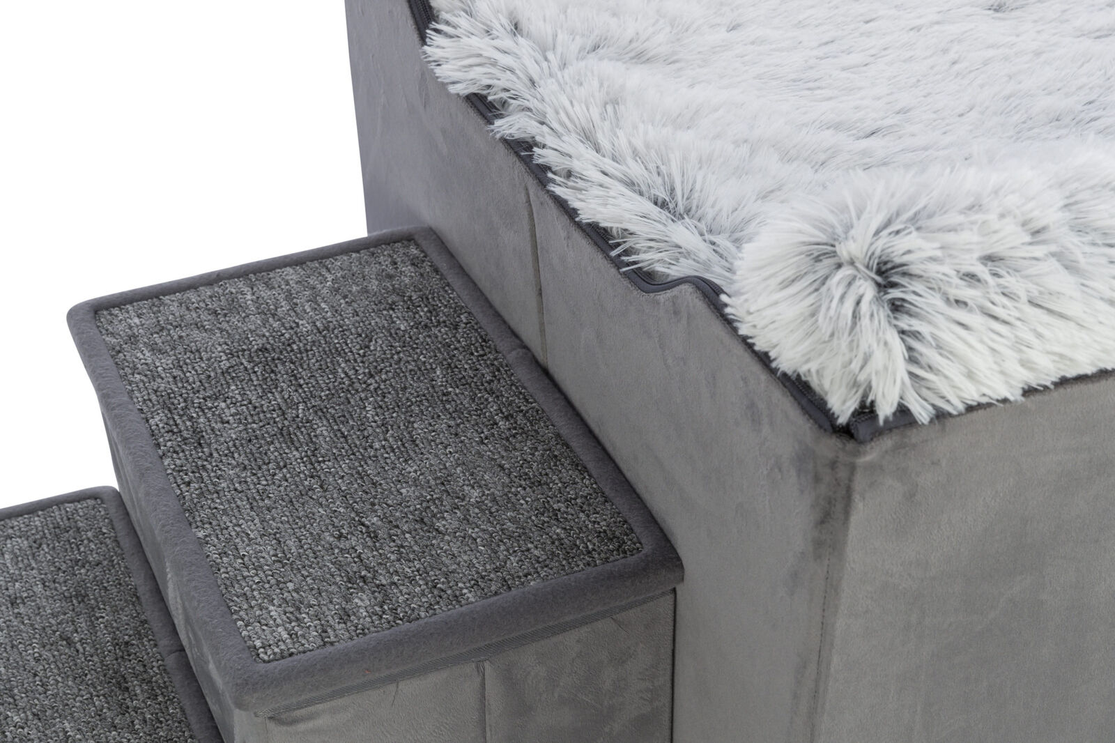 Höhle Harvey mit Treppe, 154×60×60cm, grau/weiss-schwarz Höhle Harvey mit Treppe, 154×60×60cm, grau/weiss-schwarz