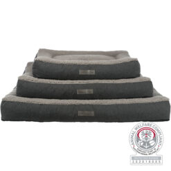 Vital lit Bendson, angulaire, 75×50cm, gris foncé/gris cla