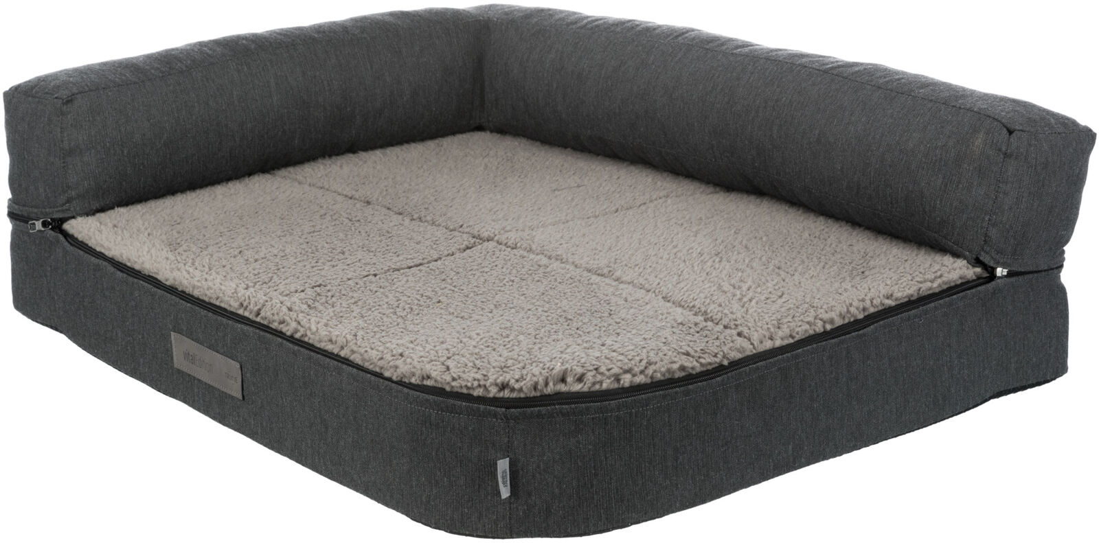 Vital sofa Bendson, angulaire, 80×60cm, gris foncé/gris cl 80×60cm Vital sofa Bendson, angulaire, 80×60cm, gris foncé/gris cl 80×60cm