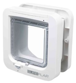 Chatière SureFlap DualScan avec puce d'identificat, blanc