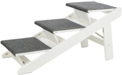 Rampe, marches pliantes, en MDF, 44 × 46 × 106 cm, blanc