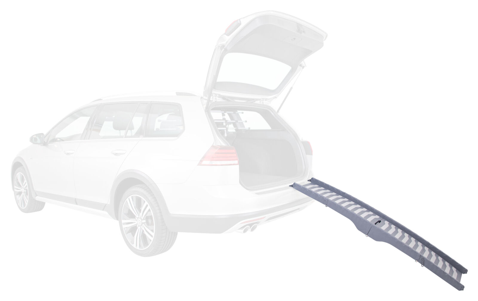 Rampe, repliable en 3 parties, plast., 39×150cm, gris Rampe, repliable en 3 parties, plast., 39×150cm, gris