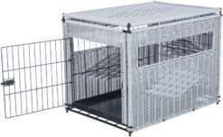 Alternative view of Home Kennel, polyrotin, M: 58 × 60 × 77 cm, gris clair