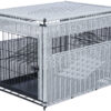 Home Kennel, Polyrattan, M: 58 × 60 × 77 cm, hellgrau