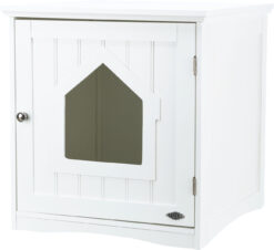 Cabine de toilette, 49x51x51cm, blanc