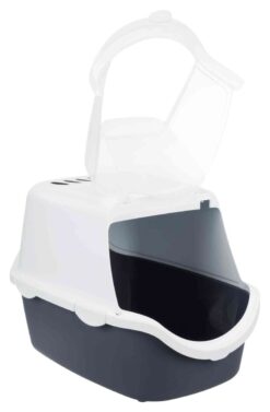 Alternative view of Bac à litière  Vico Open Top, avec couvercle,bleu-gris/blanc