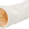 Crunch tunnel en peluche, 60 cm, beige