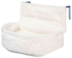 Sac confort pour radiateurs, peluche, blanc
