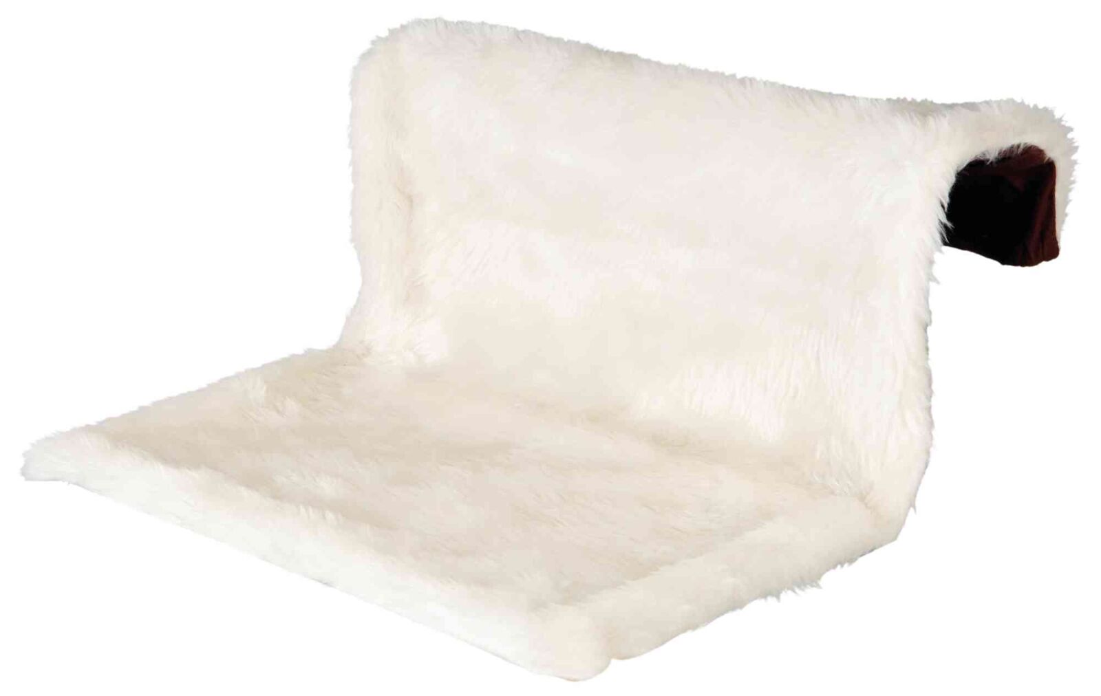 Liegemulde für Heizköper, Plüsch/Velours ,creme/braun 45×26×31cm Liegemulde für Heizköper, Plüsch/Velours ,creme/braun 45×26×31cm