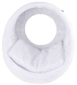 Alternative view of Abri douillet radiateur, ø38×34cm, blanc/gris