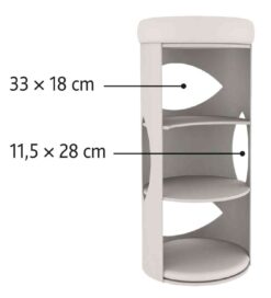 Alternative view of Cat Tower Gracia, 85cm, gris clair