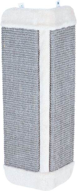 Griffoir d'angle, 32 × 60 cm, gris clair
