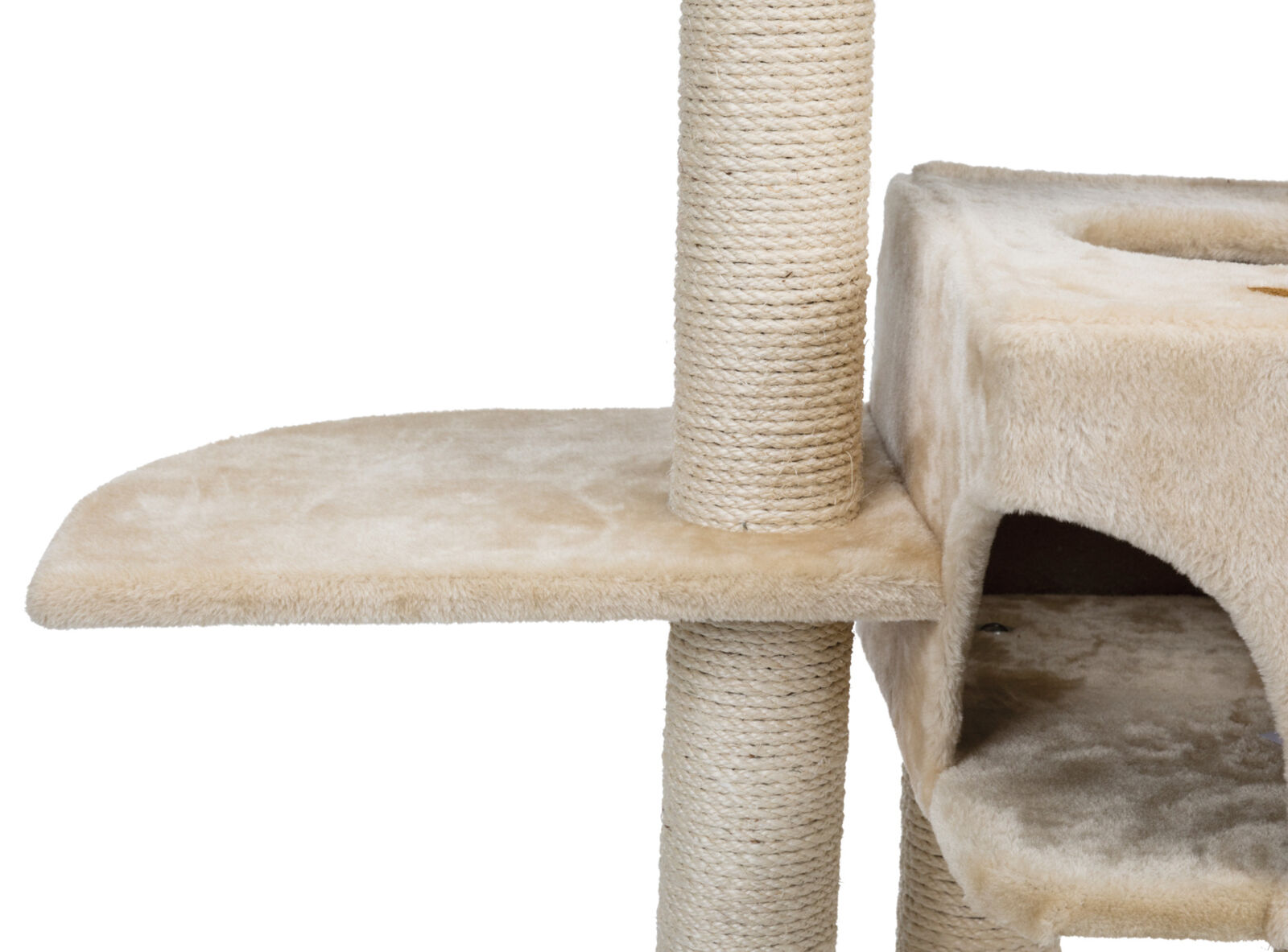 Arbre à chat "Alicante", beige 142cm Arbre à chat "Alicante", beige 142cm