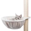 Sac confort XL pour arbre à chat, cadre métal, ø 45cm, gris