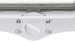 Alternative view of Chatière, 4 positions, avec tunnel, 20×22cm, blanc