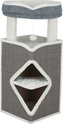 Alternative view of Cat Tower Arma, 98cm, gris/bleu/gris
