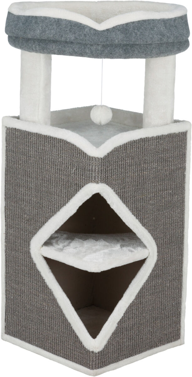 Cat Tower Arma, 98cm, gris/bleu/gris Cat Tower Arma, 98cm, gris/bleu/gris