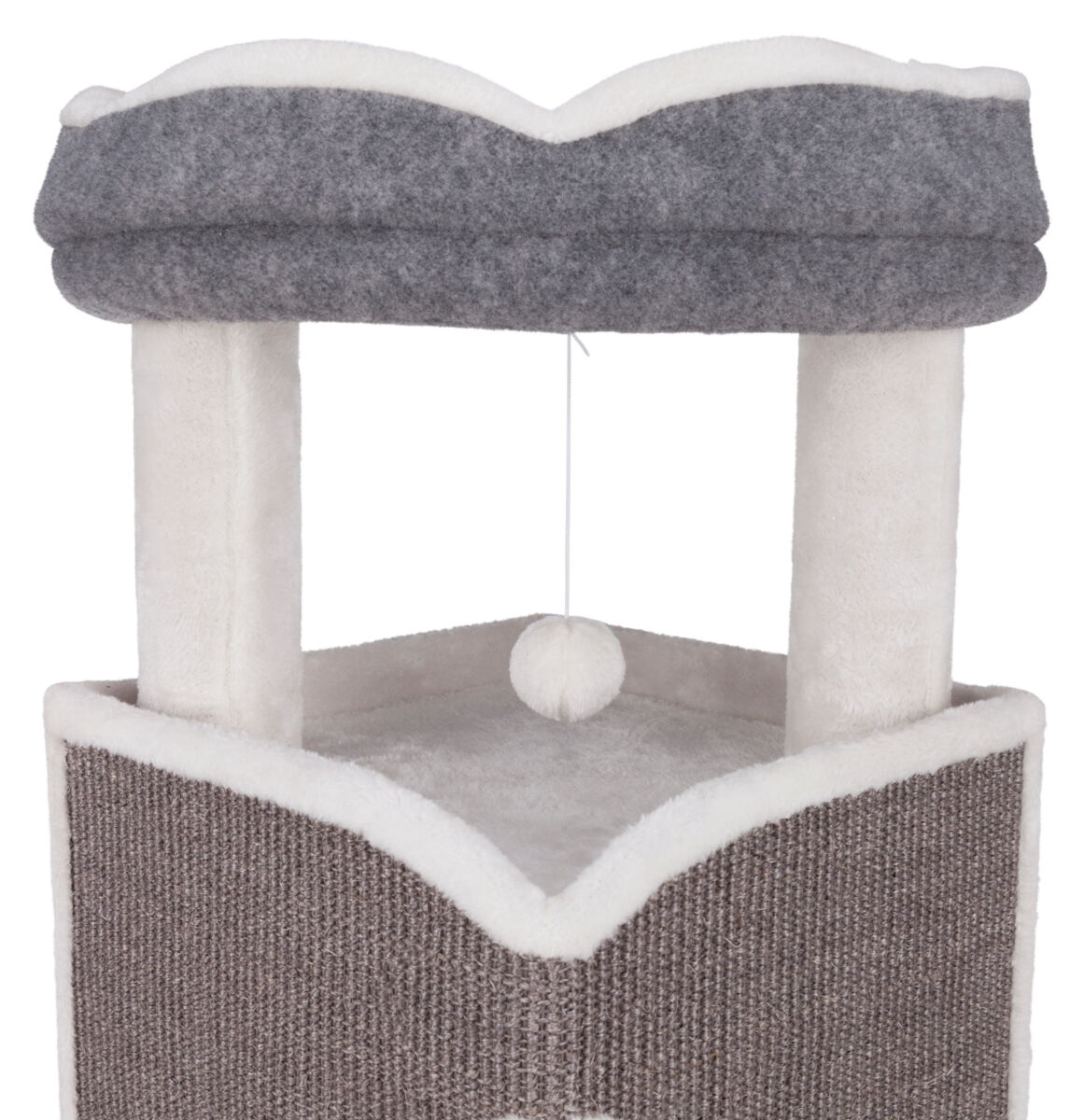 Cat Tower Arma, 98cm, gris/bleu/gris Cat Tower Arma, 98cm, gris/bleu/gris