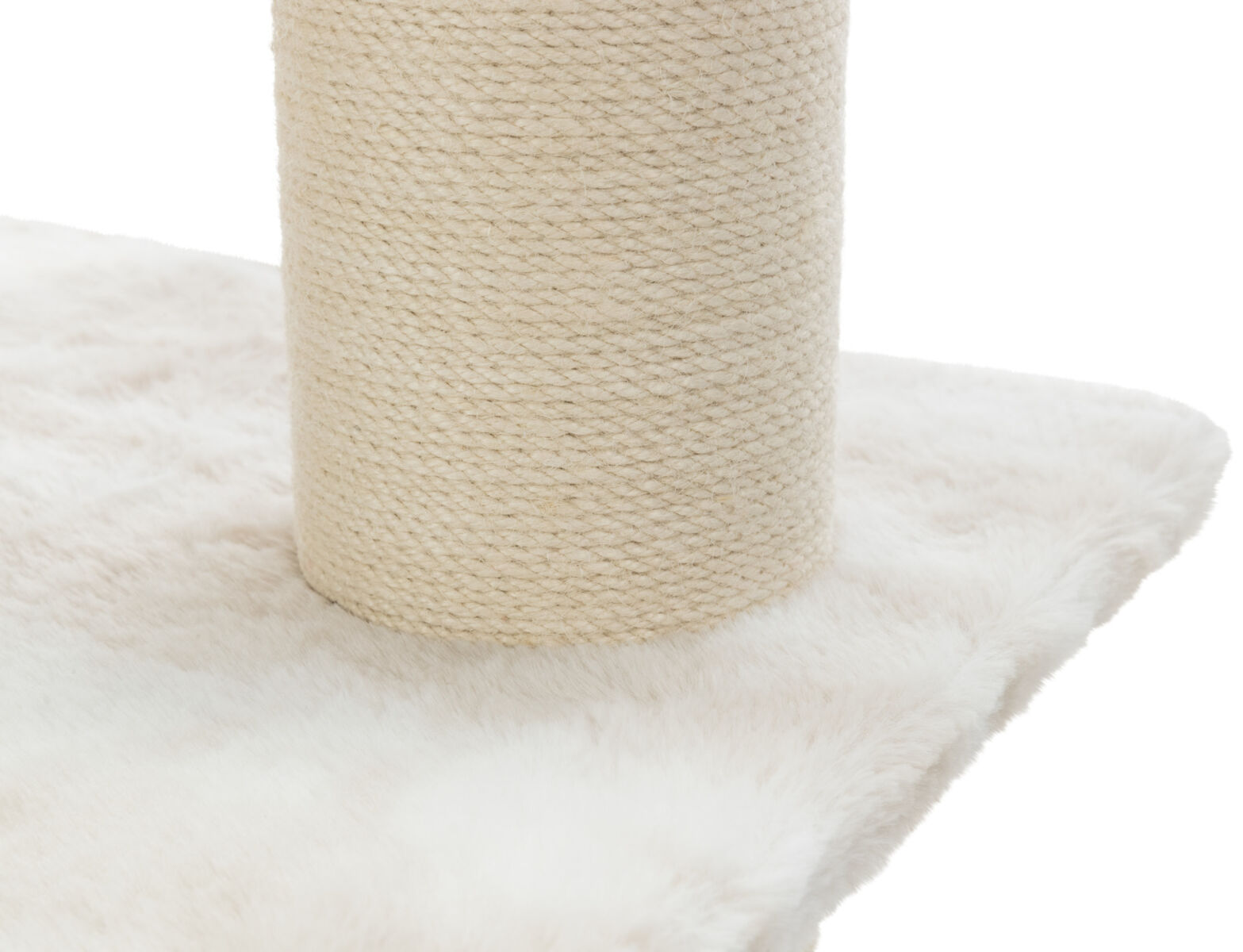 Arbre à chat Nelli, 140cm, blanc/taupe Arbre à chat Nelli, 140cm, blanc/taupe