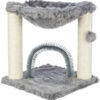 Arbre à chat Baza avec brosse, 50cm, gris