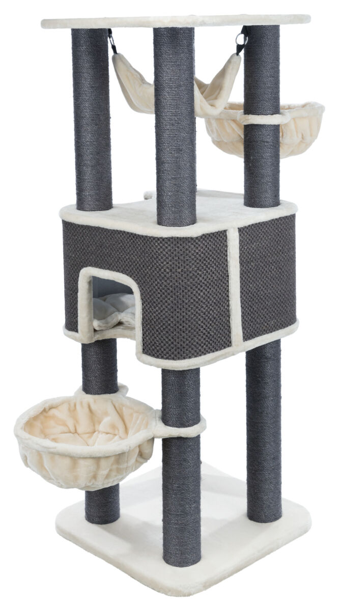 Kratzbaum XXL Humberto, 174 cm, creme/grau 2 Kart. Kratzbaum XXL Humberto, 174 cm, creme/grau 2 Kart.