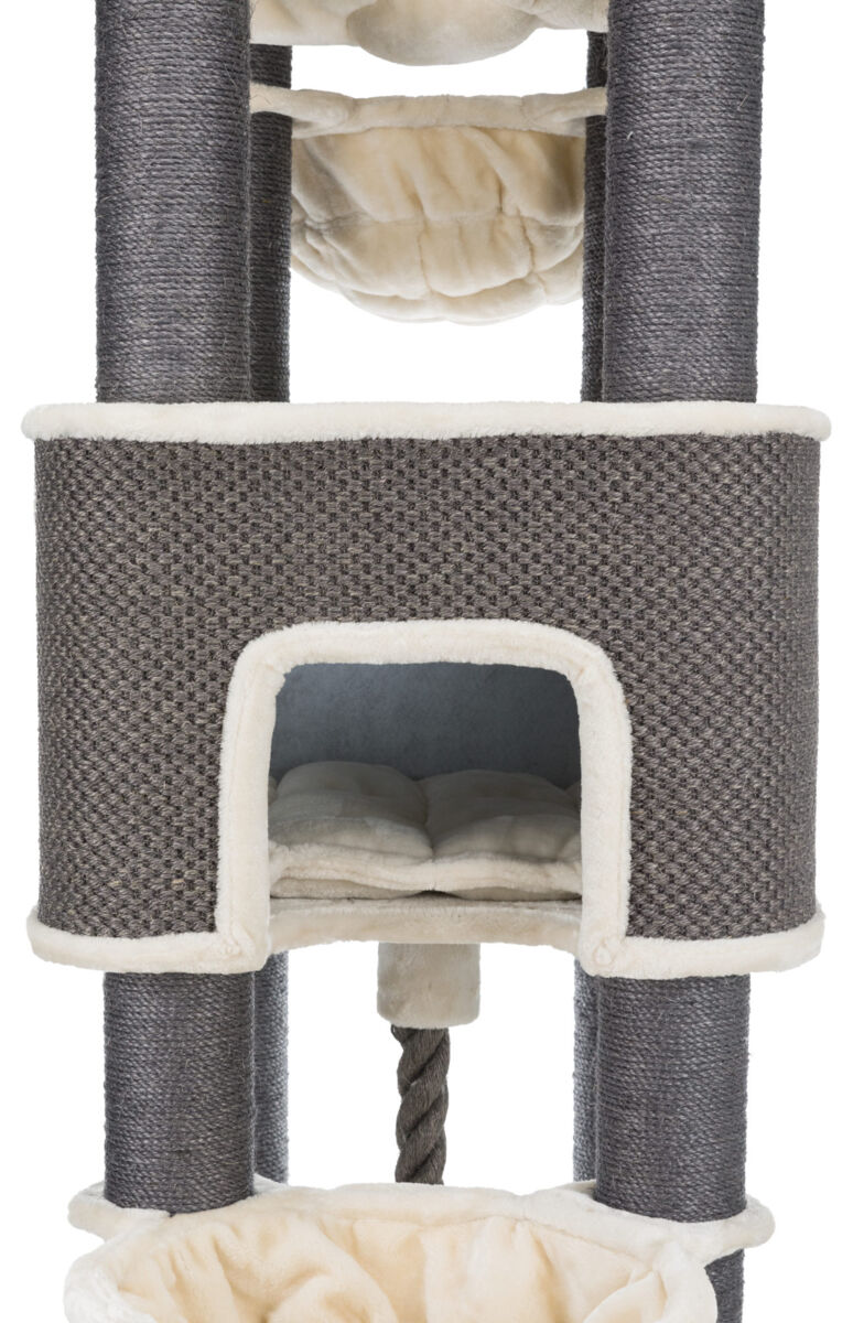 Kratzbaum XXL Humberto, 174 cm, creme/grau 2 Kart. Kratzbaum XXL Humberto, 174 cm, creme/grau 2 Kart.