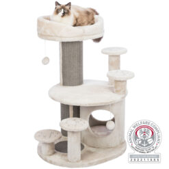 Arbre à chat senior Emil, 96 cm, gris clair