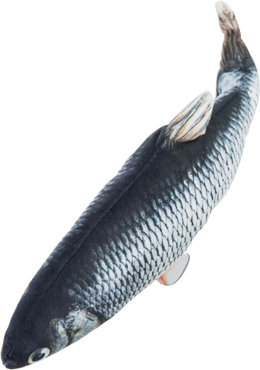 Zappelfisch, Stoff, Katzenminze, 30cm Zappelfisch, Stoff, Katzenminze, 30cm