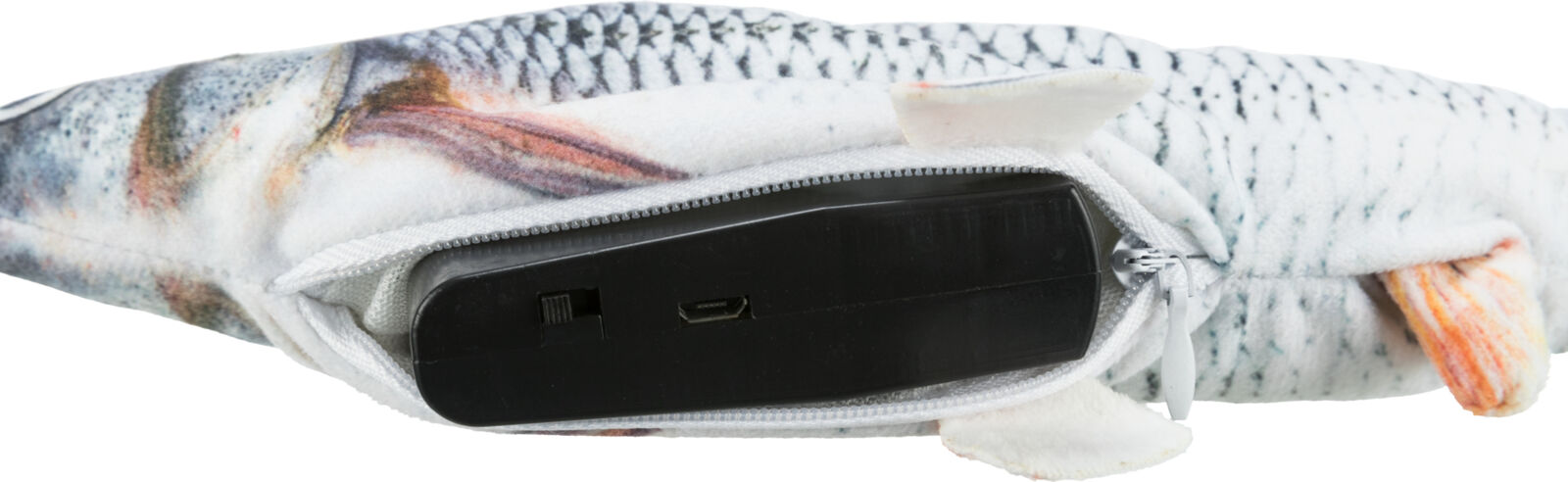 Zappelfisch, Stoff, Katzenminze, 30cm Zappelfisch, Stoff, Katzenminze, 30cm