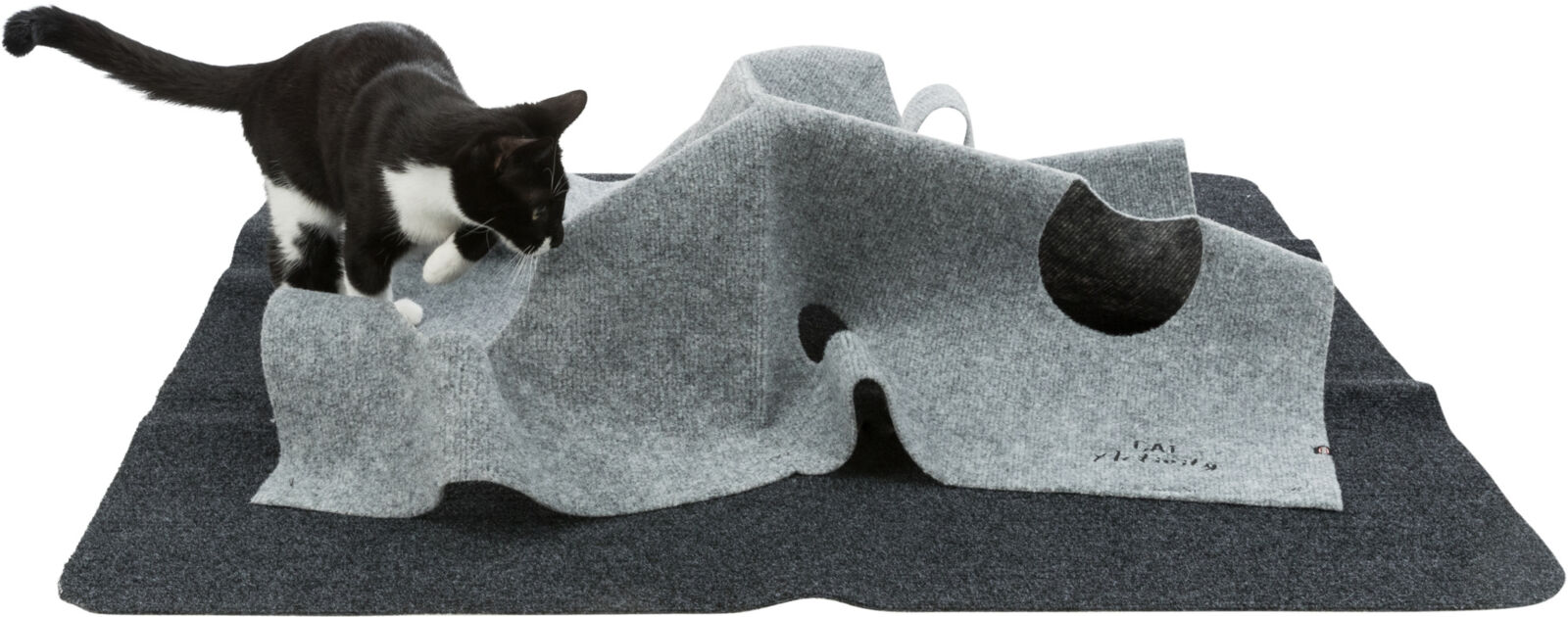 Cat Activity Adventure Carpet, en polyester/TPR, 99×99cm Cat Activity Adventure Carpet, en polyester/TPR, 99×99cm