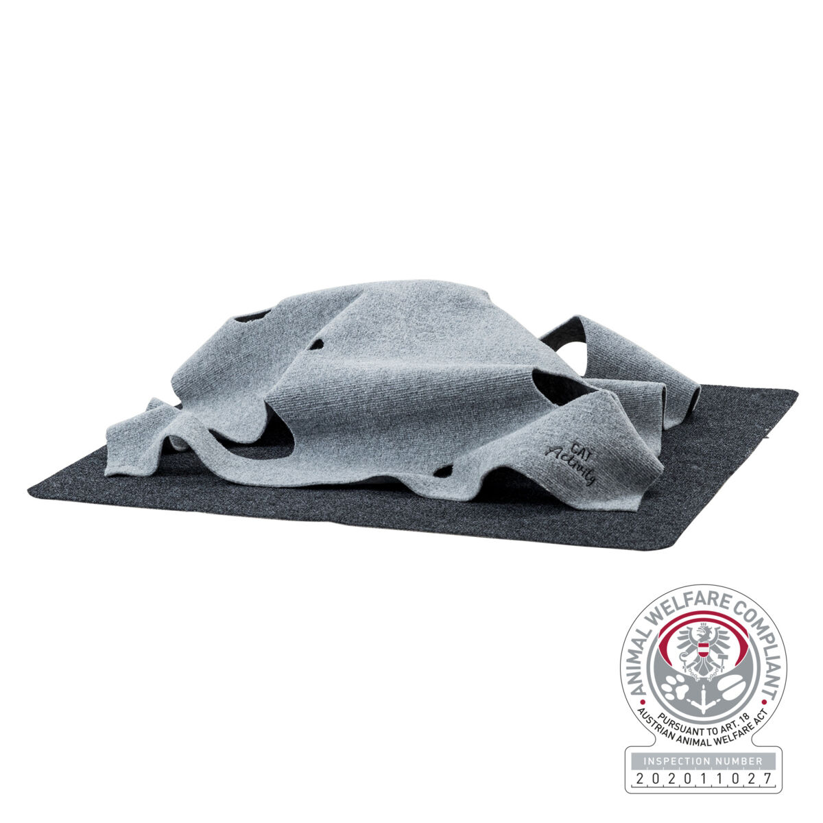 Cat Activity Adventure Carpet, en polyester/TPR, 99×99cm Cat Activity Adventure Carpet, en polyester/TPR, 99×99cm