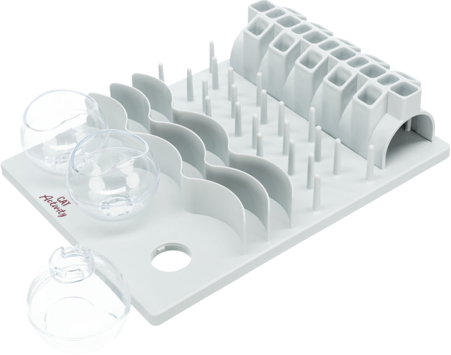 Cat Activity Fun Board XXL, 30×40cm, hellgrau Cat Activity Fun Board XXL, 30×40cm, hellgrau