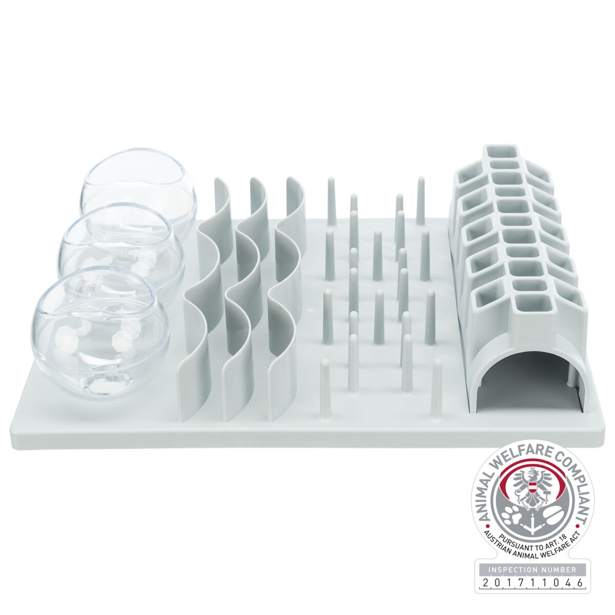 Cat Activity Fun Board XXL, 30×40cm, hellgrau Cat Activity Fun Board XXL, 30×40cm, hellgrau