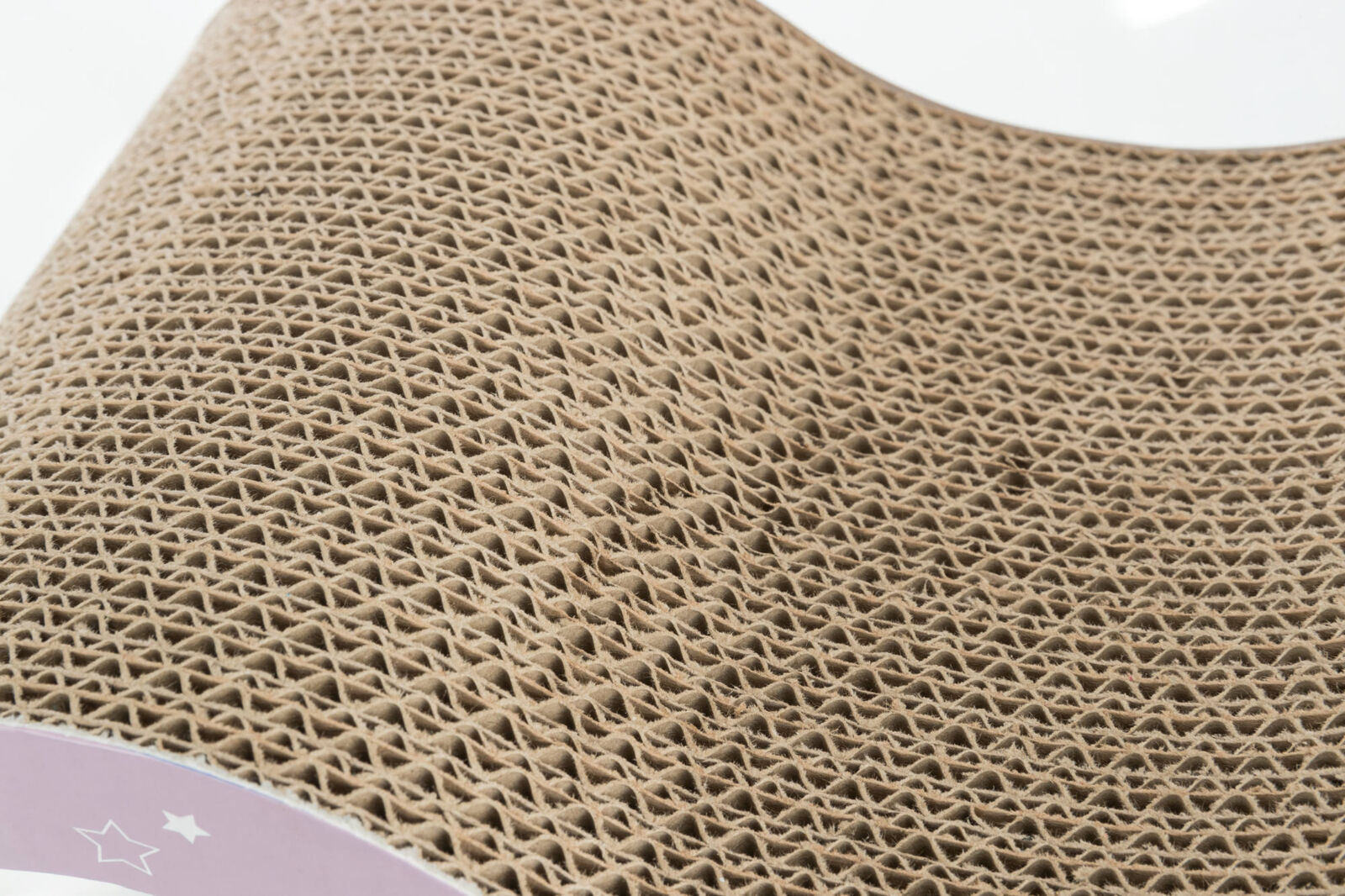 Junior griffoir vague, 38×7×18cm, mauve/menthe Junior griffoir vague, 38×7×18cm, mauve/menthe