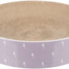 Lit griffoir Lilly, en carton, catnip, ø 45 × 10 cm, mauve