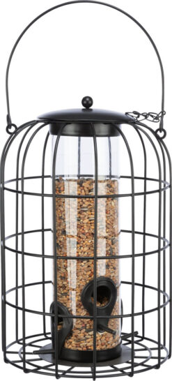 Mangeoire a. grille de protection, 950 ml/ø 17×26cm, noir