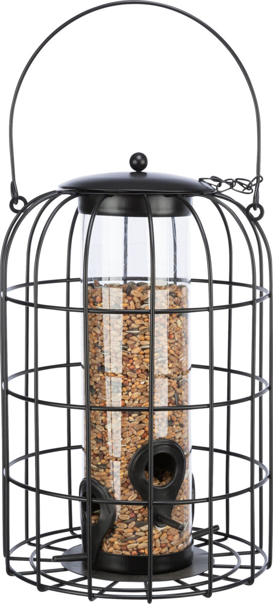 Mangeoire a. grille de protection, 950 ml/ø 17×26cm, noir Mangeoire a. grille de protection, 950 ml/ø 17×26cm, noir