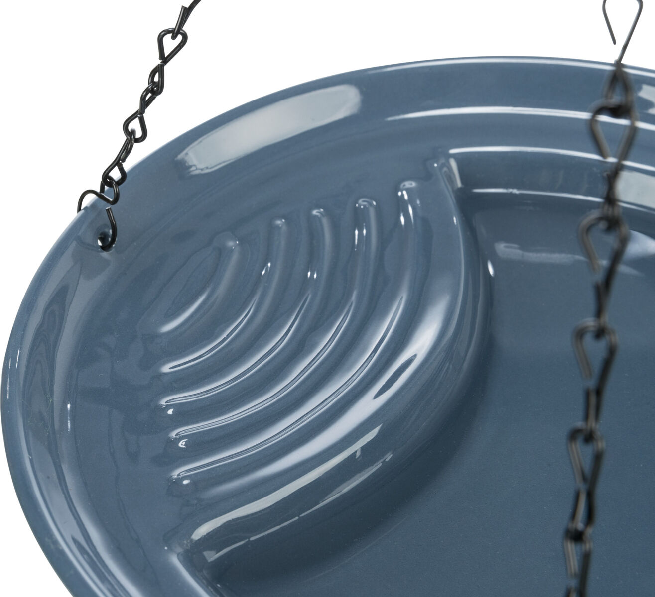 Vogeltränke, hängend, Keramik, 550 ml/ø 26 cm, blau Vogeltränke, hängend, Keramik, 550 ml/ø 26 cm, blau