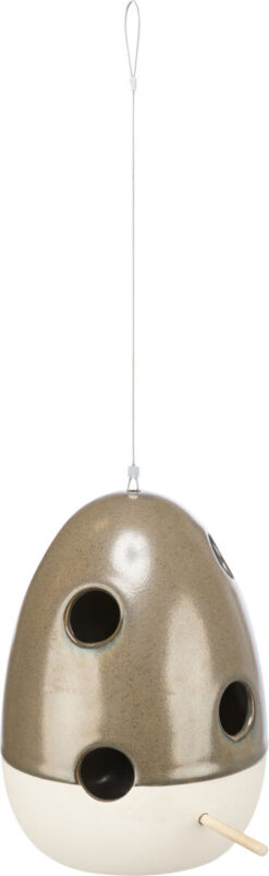 Alternative view of Aide à la nidification à suspendre, en céramique, 12×12?