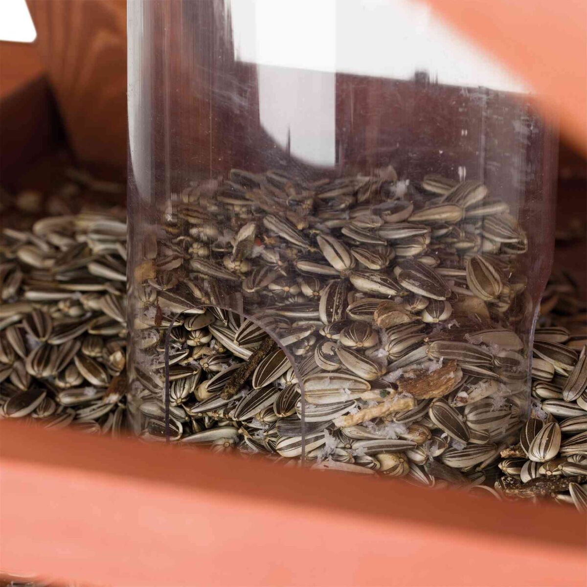 natura Futterhaus mit Ständer, 53×28×53cm/1,40 m natura Futterhaus mit Ständer, 53×28×53cm/1,40 m