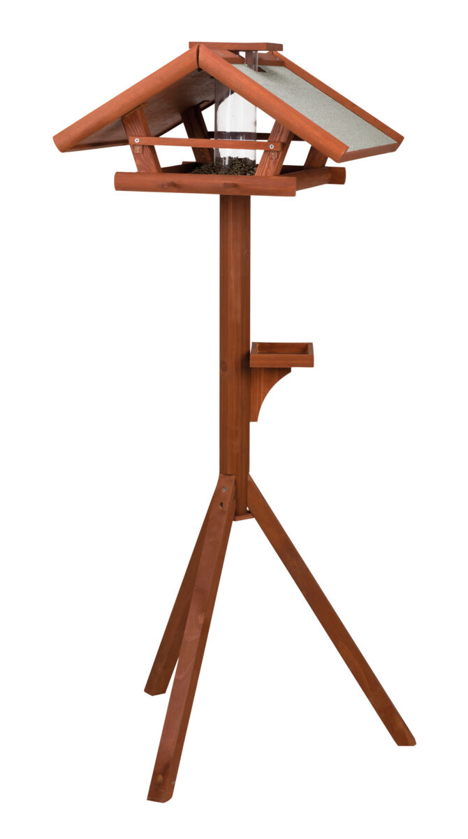 natura Futterhaus mit Ständer, 53×28×53cm/1,40 m natura Futterhaus mit Ständer, 53×28×53cm/1,40 m