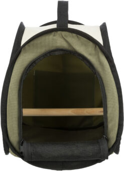 Alternative view of Sac de transport, oiseau/petit animal, beige/vert olive