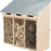 Hôtel pour insectes, en bois, 30×30×14cm
