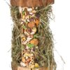 Tour en bois avec foin & barre croustillante, 110g