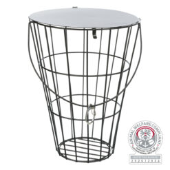 Râtelier à foin à accrocher, avec couvercle, 21cm