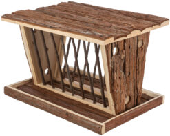 Alternative view of Râtelier à foin avec fond & le couvercle, en bois