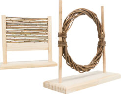 Alternative view of Set agility avec obstacle et anneau, 28×26×12cm