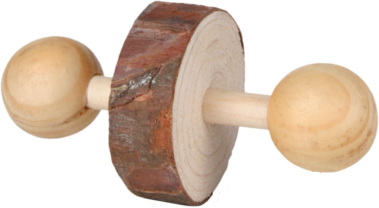 2 Haltères en bois nat.,9×ø 4.5cm 2 Haltères en bois nat.,9×ø 4.5cm