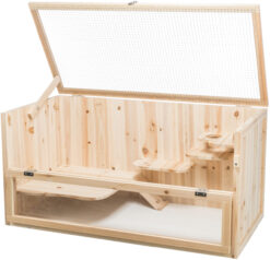 Alternative view of Maison pour rongeur, en bois, 100×50×50 cm